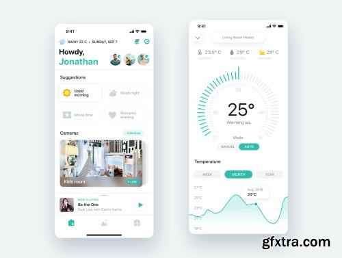 Smart Home UI Kit Ui8.net