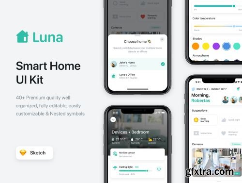 Smart Home UI Kit Ui8.net