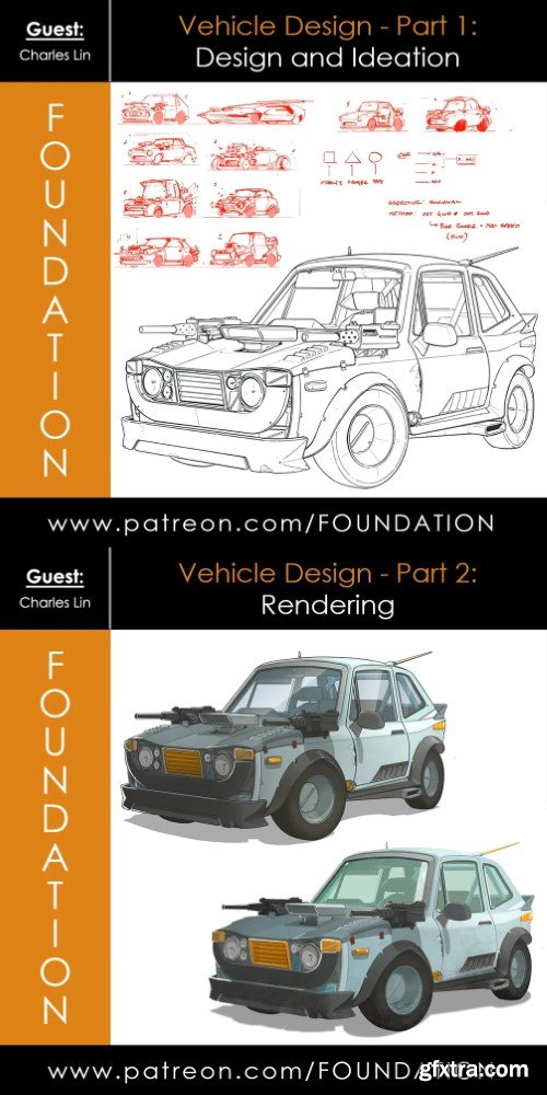 Foundation Patreon - Vehicle Design Part 1 + 2 with Charles Lin