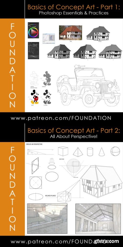 Foundation Patreon - Basics of Concept Art - Part 1 & 2