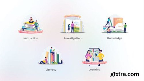 Videohive Knowledge - Literacy Day and Teachers Day Concepts 47895122