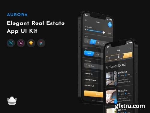 Aurora - Real Estate UI Kit Ui8.net