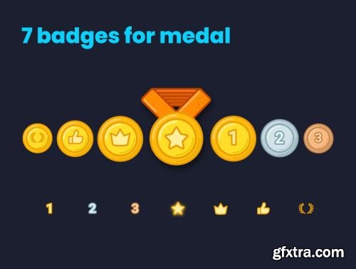 Awards & Achievements icons Ui8.net