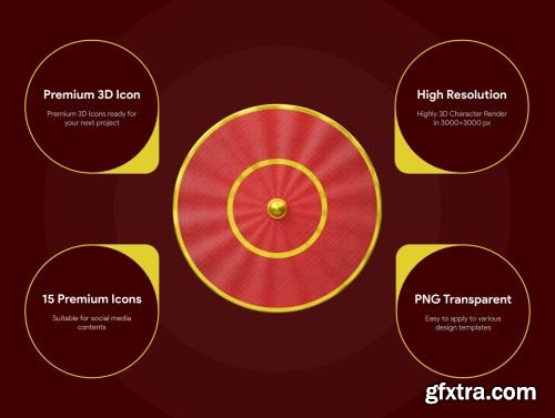 Chinese New Year 3D Illustration Ui8.net