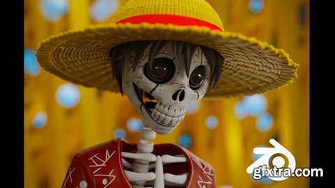 Skeleton Luffy - Character Creation For Beginners In Blender