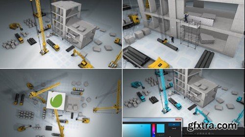 Videohive Construction Site Tech Logo 47774573