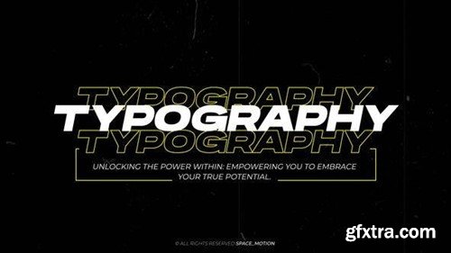 Videohive Typography Titles _AE 47905392