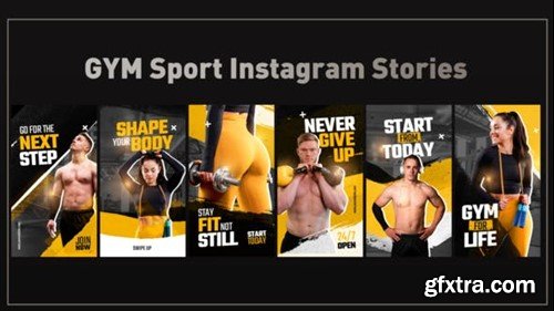 Videohive GYM Sport Instagram Stories 47912720