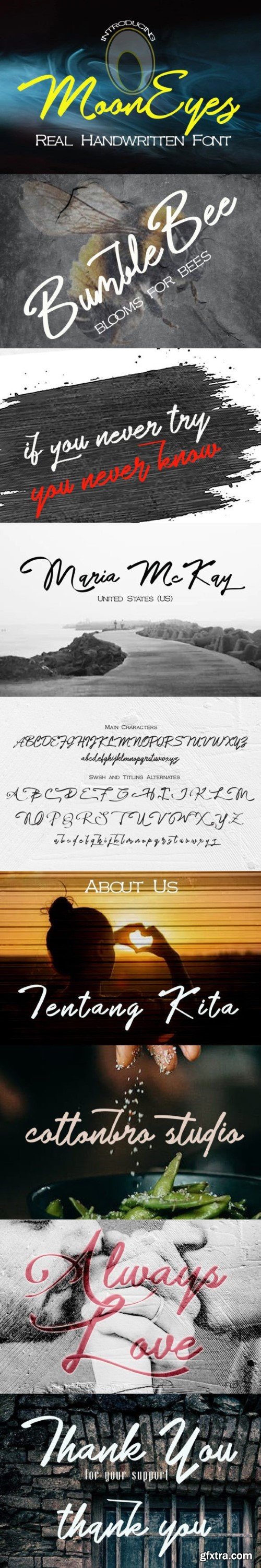 Mooneyes Font