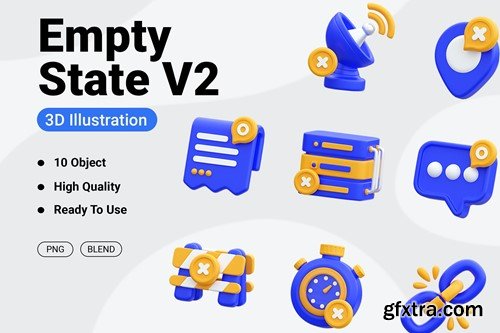 Empty State V2 3D Icon UUVKDL2