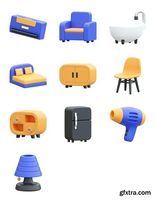 Furniture And Property 3D Icon SPFS6TH