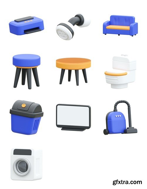 Furniture And Property V2 3D Icon MP99UBT