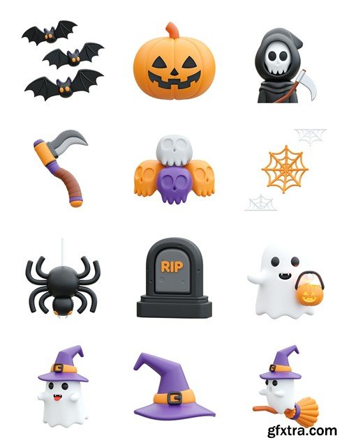 Halloween V2 3D Icon 2KM83B2