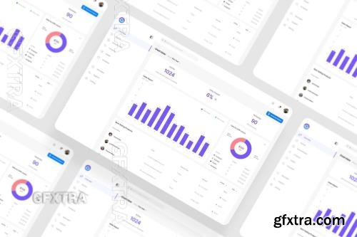 Sale Dashboard UI Kit ZAUWEZH