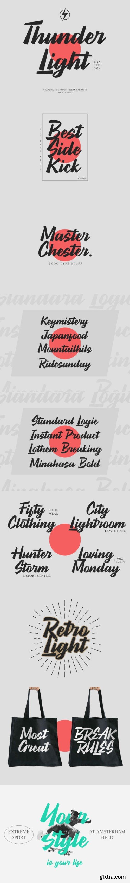 Thunder Light Font