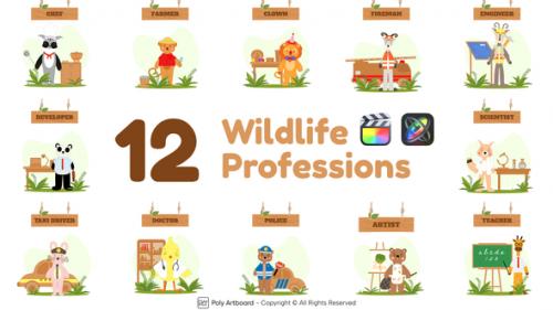 Videohive - Wildlife Professions For Final Cut Pro X - 47918613 - 47918613