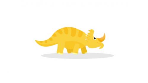 Videohive - Dinosaur Animation Design 2D Vector - 47928011 - 47928011