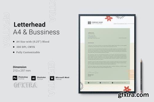 Creative Letterhead Template JFWNMPS