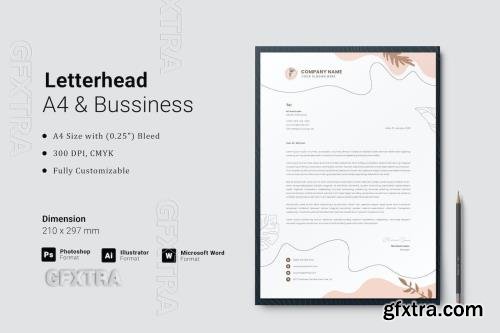 Creative Letterhead Template KWGWU48