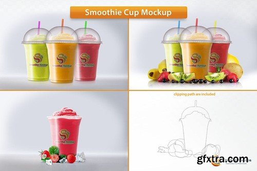 Smoothie Cup Mockup DXT2KKD