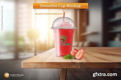 Smoothie Cup Mockup DXT2KKD