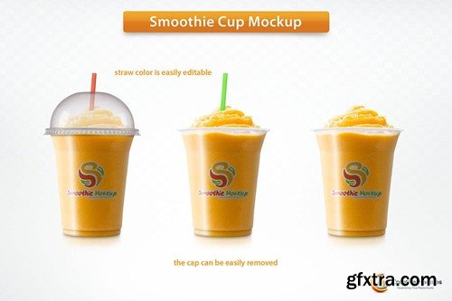 Smoothie Cup Mockup DXT2KKD