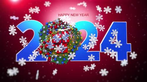 Videohive - Happy New Year Greeting Card 2024 V3 - 47936476 - 47936476