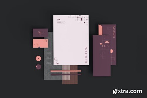 Stationary Branding Mockups 8YMCTNC