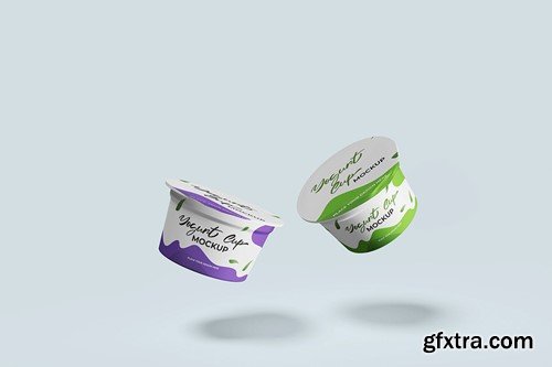 Yogurt Cup Mockup F596KZY