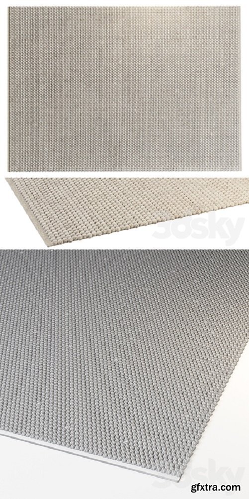 BENUTA WOOL RUG BEADS CREAM