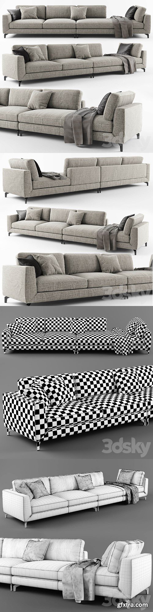 Calligaris CARRE sofa