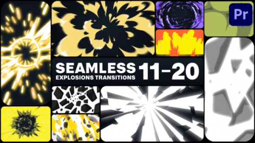 Videohive - Seamless Explosions Transitions for Premiere Pro - 47795318 - 47795318