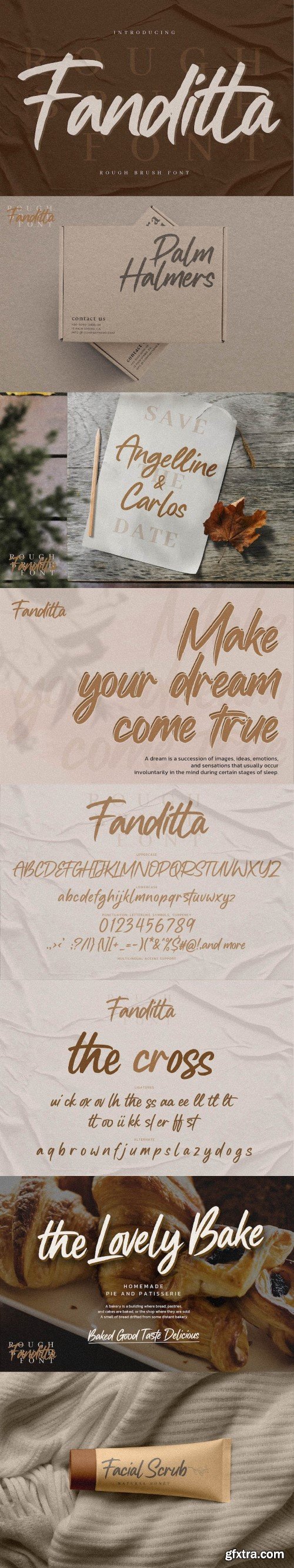 Fanditta - Brush Font