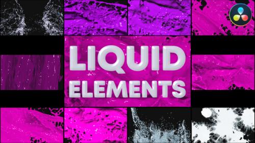 Videohive - Liquid Elements for DaVinci Resolve - 47821668 - 47821668