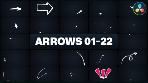 Videohive - Arrows for DaVinci Resolve - 47824683 - 47824683