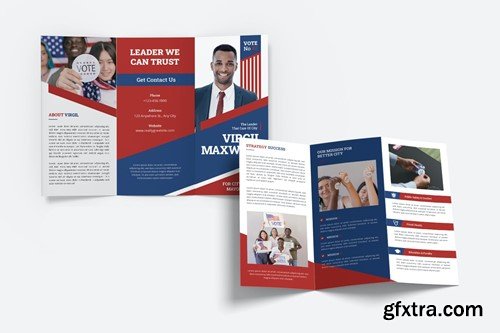 Vote Campaign Trifold Brochure RWJRDWD