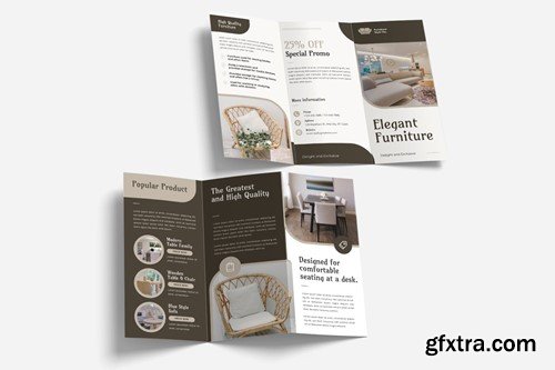 Elegant Furniture Trifold Brochure C2X3PMU