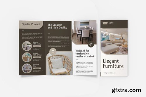 Elegant Furniture Trifold Brochure C2X3PMU