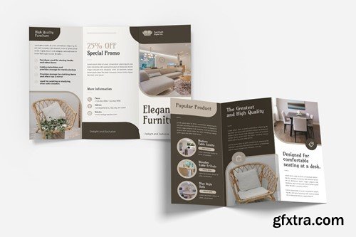 Elegant Furniture Trifold Brochure C2X3PMU