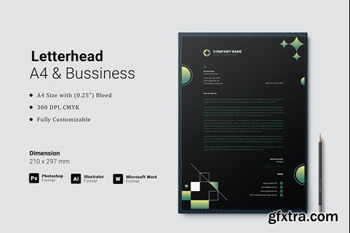 Creative Letterhead Template K2FBAVP