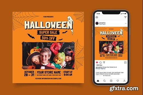 Halloween Sale Flyer ZRV2D38