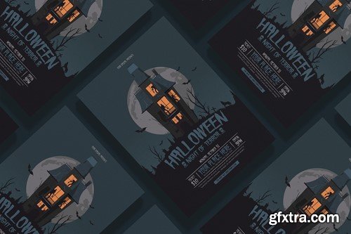 Halloween Party Flyer Template PX8569M