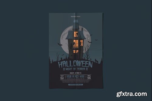 Halloween Party Flyer Template PX8569M