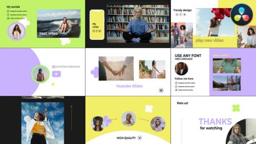 Videohive - Stylish Social Media Slides | DaVinci Resolve - 47835562 - 47835562
