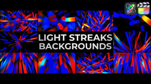 Videohive - Light Streaks Backgrounds for FCPX - 47835883 - 47835883