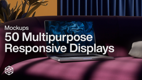 Videohive - Mockups - 50 Multipurpose Responsive Displays - 47845981 - 47845981