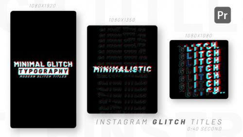 Videohive - Instagram Glitch Titles - 47879999 - 47879999