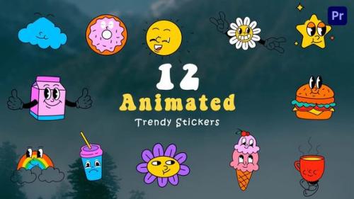 Videohive - Trendy Custom Animated Scene Stickers - 47882112 - 47882112