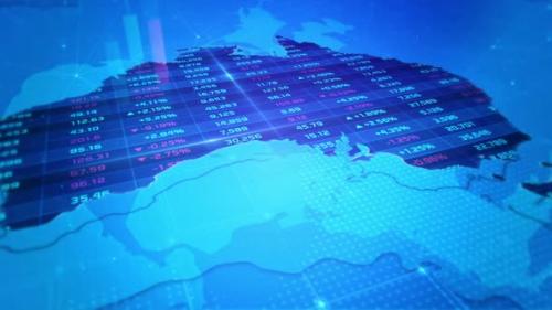 Videohive - Australia stock market and economic business growth - 47897425 - 47897425