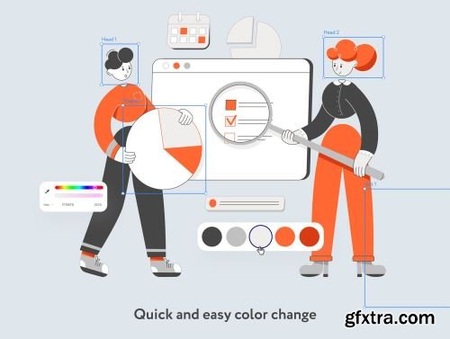 Solerty Marketing Illustrations Ui8.net